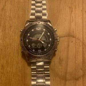 Stauer Men's Hybrid Watch Stainless Steel Model 19093